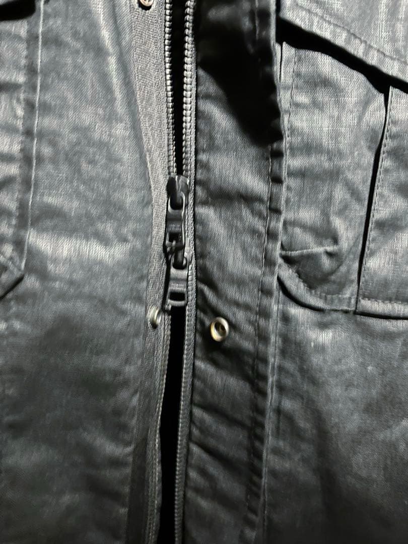 e*t様 ARMANI archive コーティングジャケット　ダブルジップsu