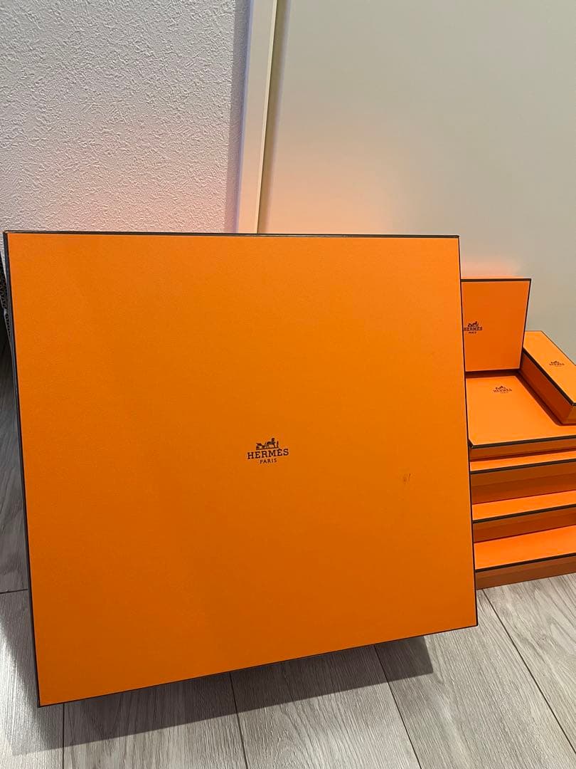 【美品】HERMES エルメス　空箱　9個セット　リボン2本