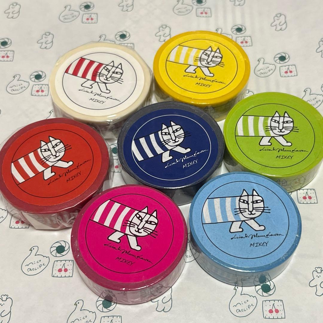 ✳️大幅値下げ✳️ 即購入⭕️ 希少 リサラーソン マスキングテープ 7点セット