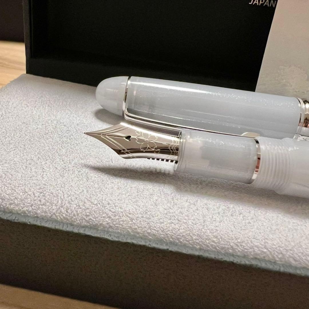 【新品未使用】文具館コバヤシ　駿河湾春century F 14K 万年筆