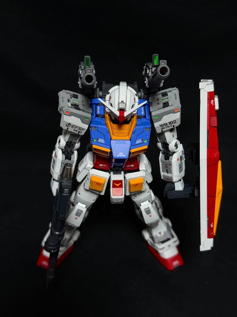 1/100 rx78-2ガンダム改修塗装済完成品ガンプラ完成品フルハッチオープン