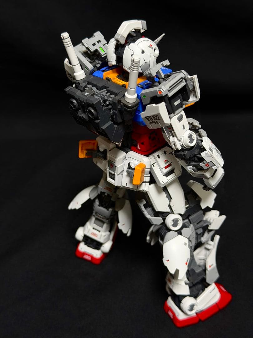 1/100 rx78-2ガンダム改修塗装済完成品ガンプラ完成品フルハッチオープン
