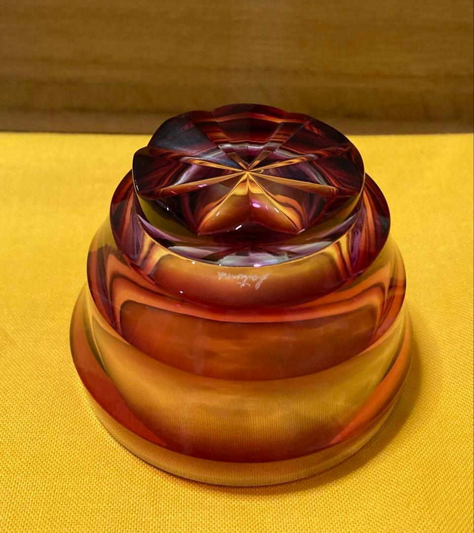 薩摩切子　薩摩びーどろ工芸　お猪口ペア