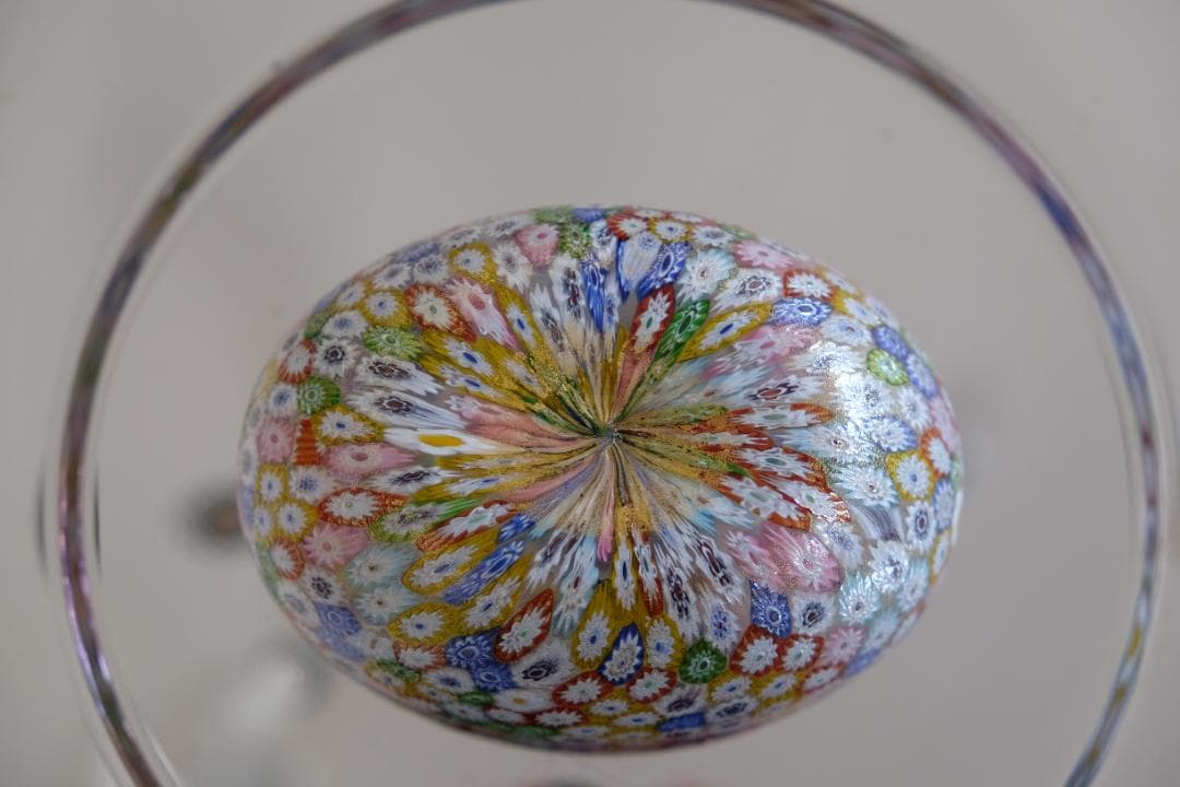 ベネチアンガラス ミルフィオリ 茶碗 舩木倭帆/黒木国昭/藤田喬平/江波冨士子