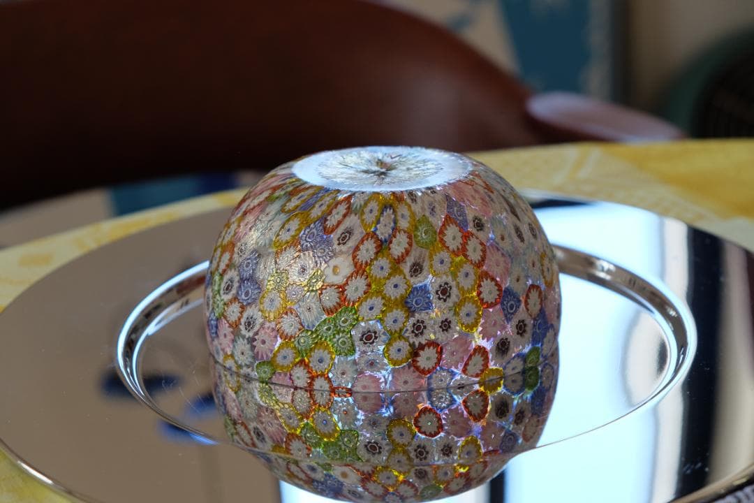 ベネチアンガラス ミルフィオリ 茶碗 舩木倭帆/黒木国昭/藤田喬平/江波冨士子