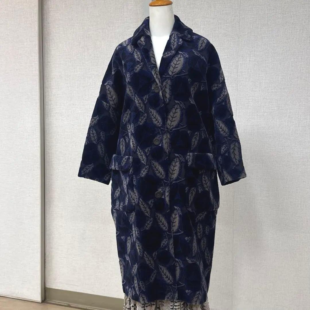 【新品タグあり】・未使用　mina ミナペルホネン jardinコート 36