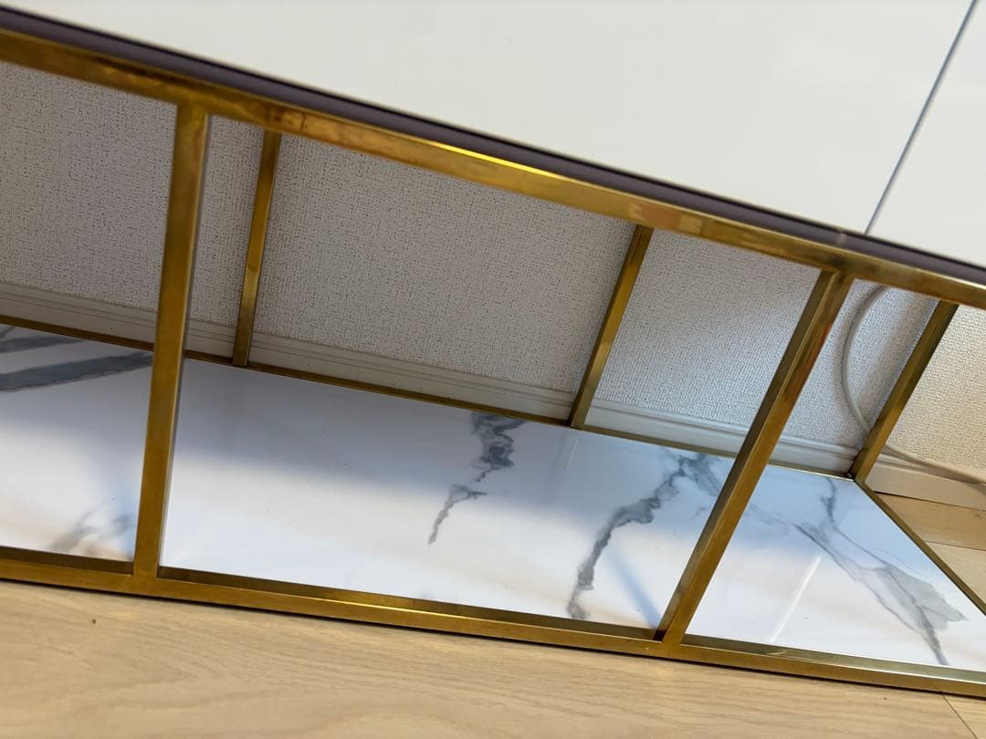 桜*様 Francfrancフランフラン レーヌ テレビボード　大理石調 ゴール