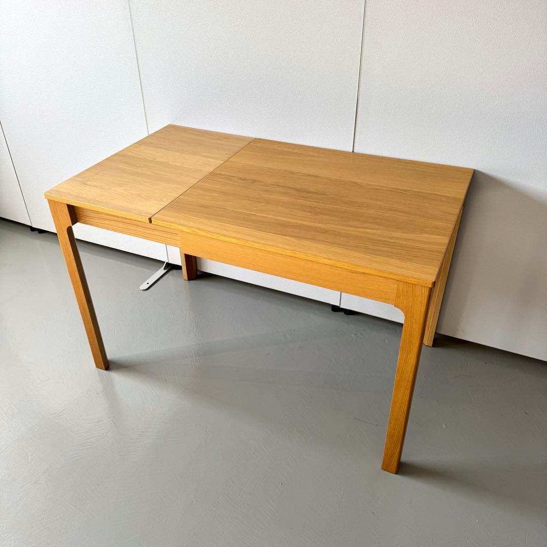 【美品/セット割有り】IKEA 伸長式テーブル EKEDALEN オーク調