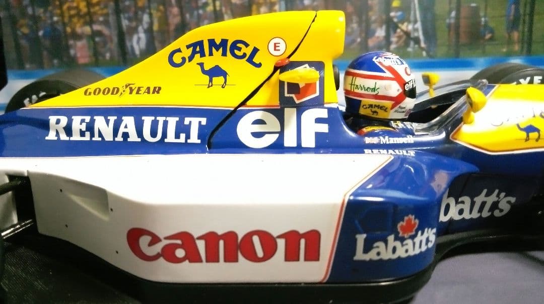 カルツォ 1/18 F1 ウィリアムズ FW14B N.マンセル