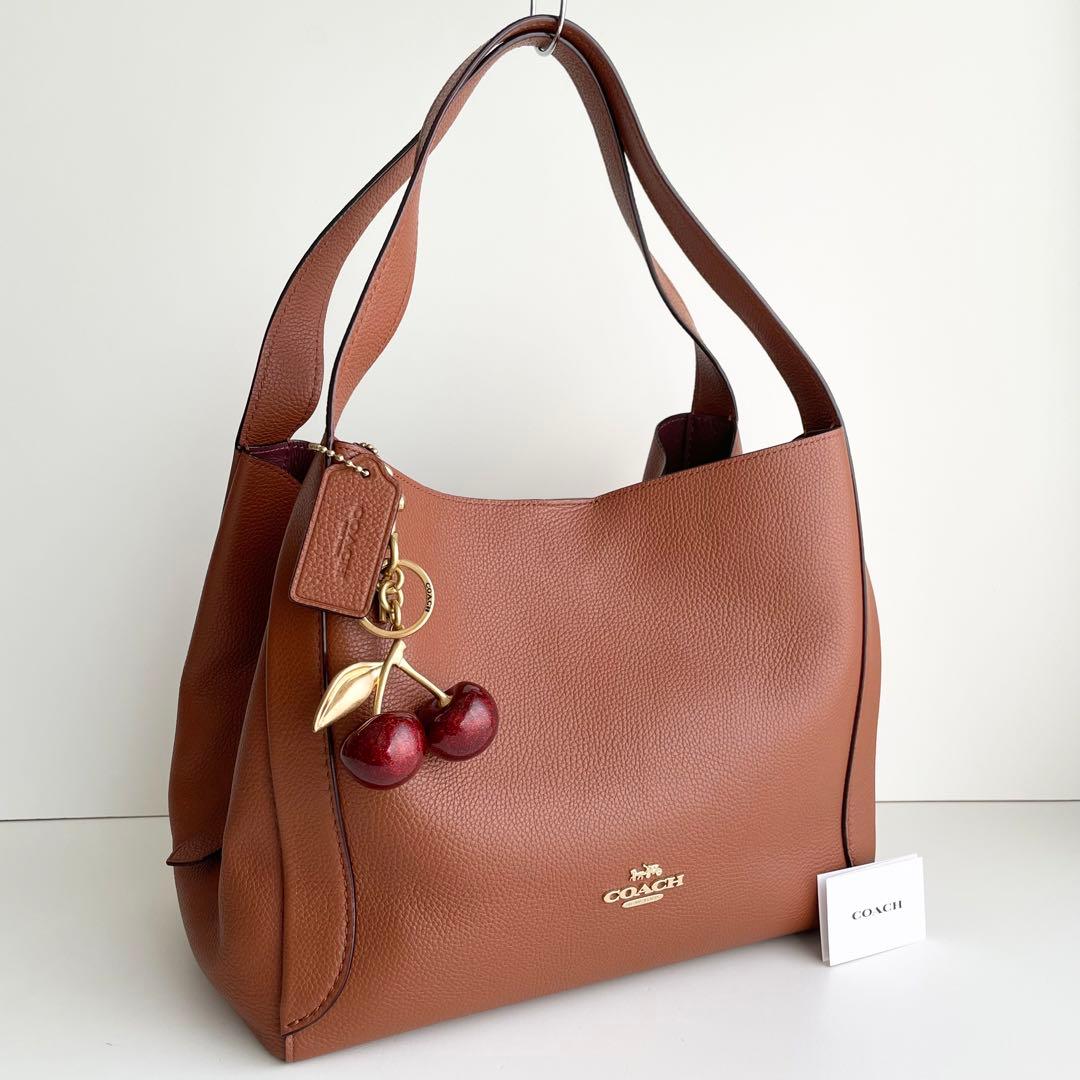 コーチ COACH ハンドバッグ ハドリー ホーボー レザー ほぼ新品