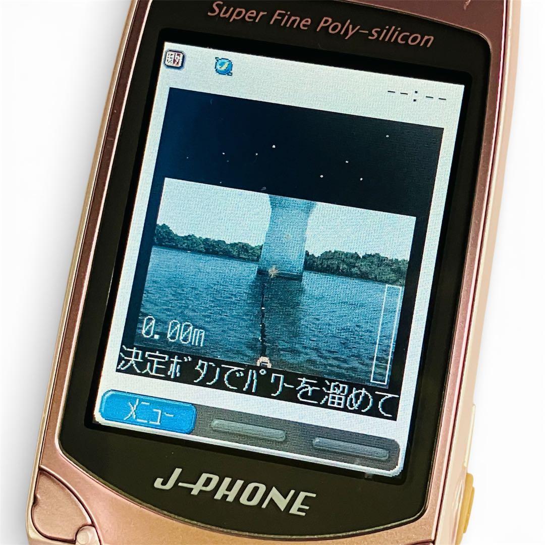 【希少・動作品】J-PHONE 東芝 J-T08 パールピンク 起動確認済