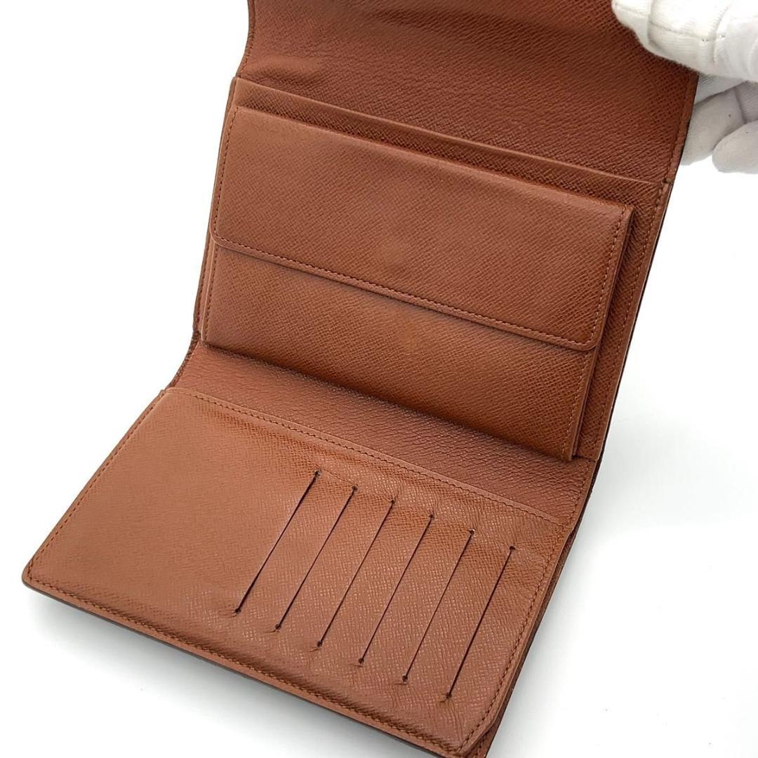 ルイヴィトン ポルトトレゾール エテュイパピエ モノグラム 三つ折り財布