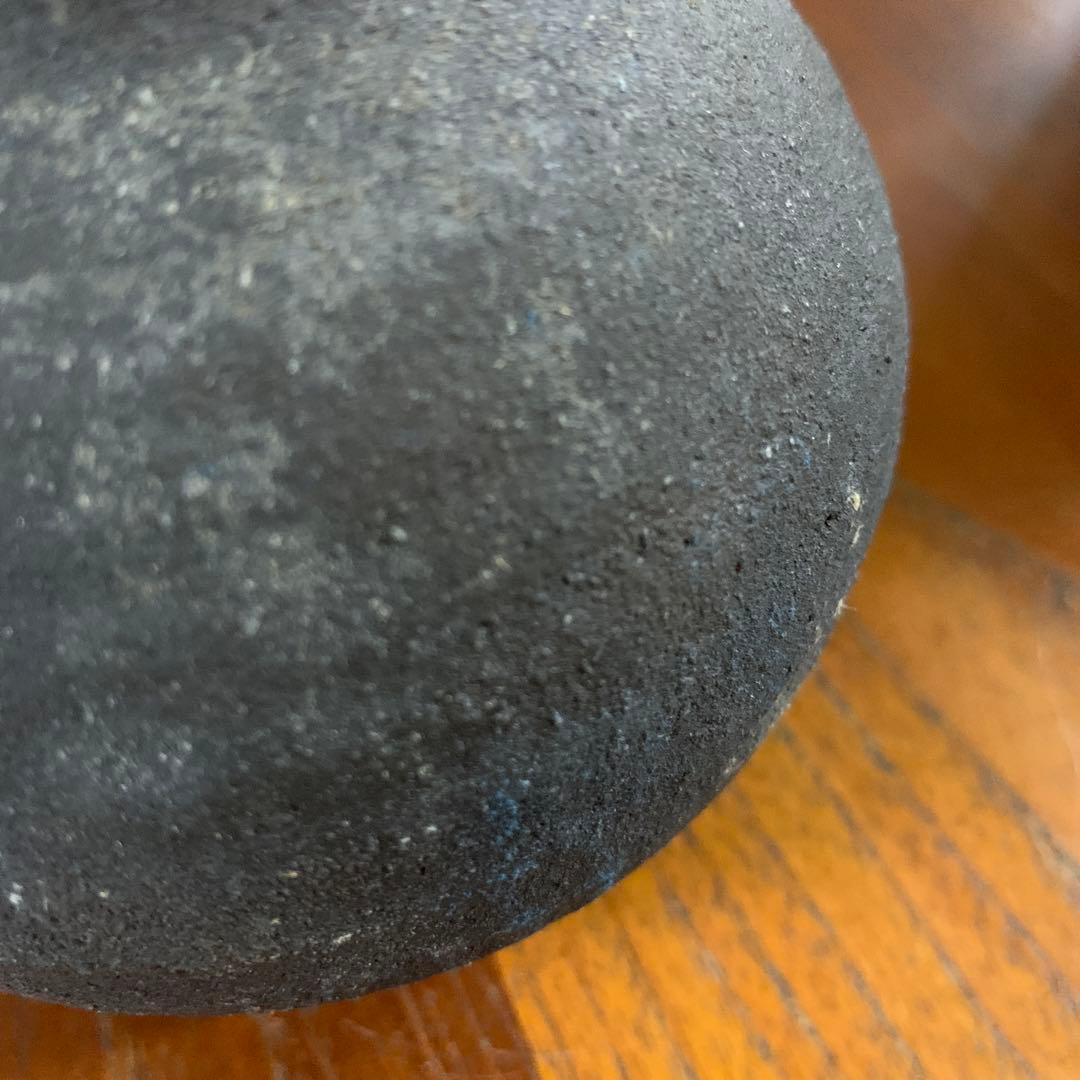 隠崎隆一　備前焼　作家物　陶芸品　花入　花器　ひょうたん