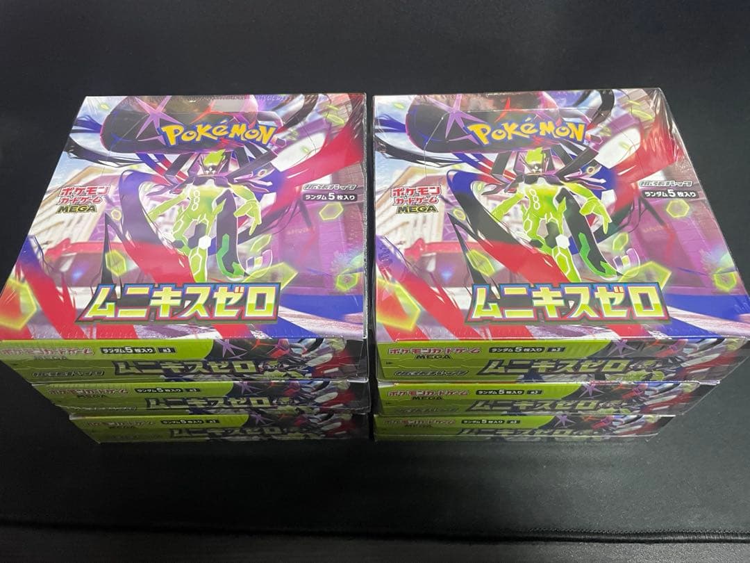 ポケモンカード ムニキスゼロ 6Box シュリンク付