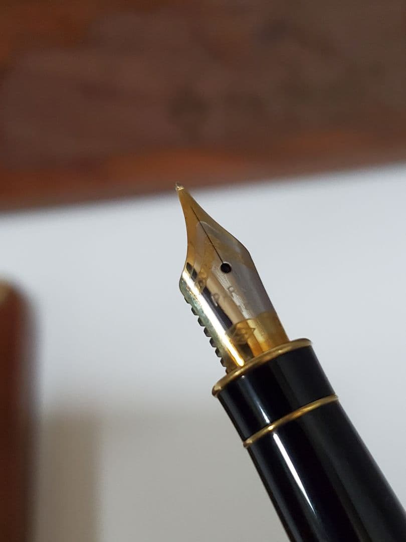 未使用　PARKER パーカー ソネット ビゾンフォンセ　真正漆 万年筆　18k