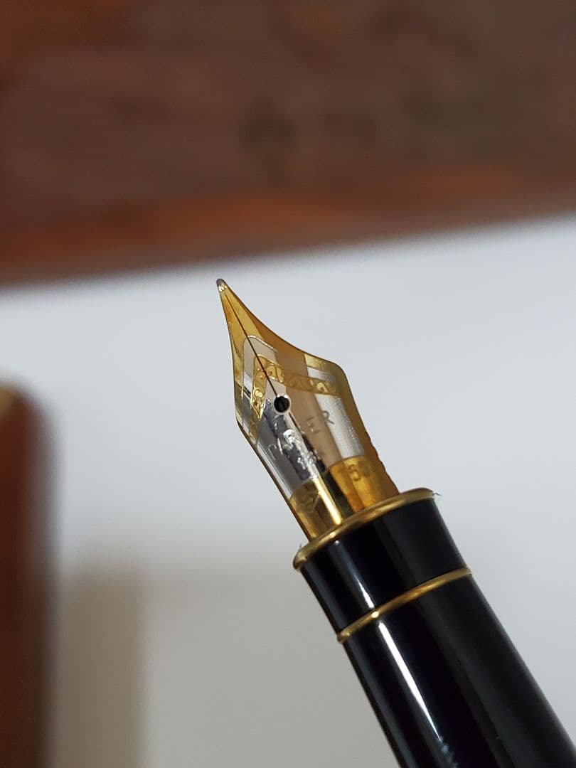 未使用　PARKER パーカー ソネット ビゾンフォンセ　真正漆 万年筆　18k