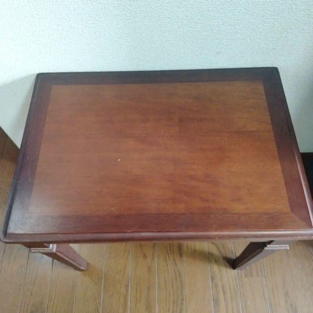 マルニ　地中海　ネスト/サイドテーブル　ブラウン木製　サイドテーブル