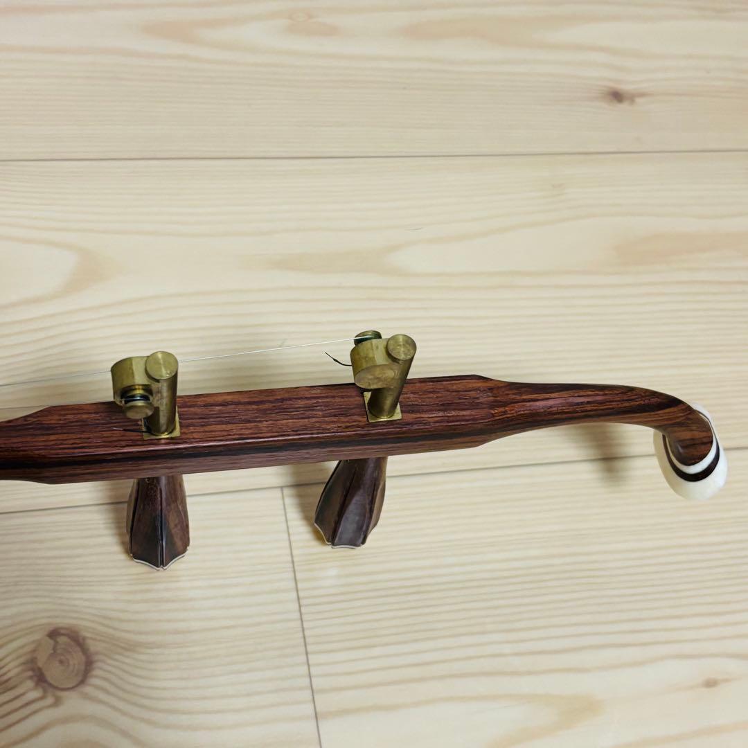 二胡　中国胡弓　中国琴 　蛇皮　ケース付き