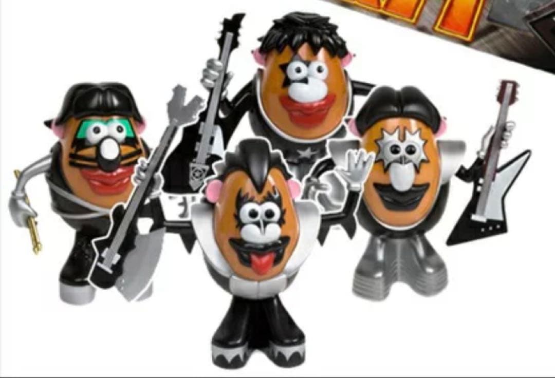 短期値引Mr Potato Headポテトヘッドフィギュア4体セットKISSレア