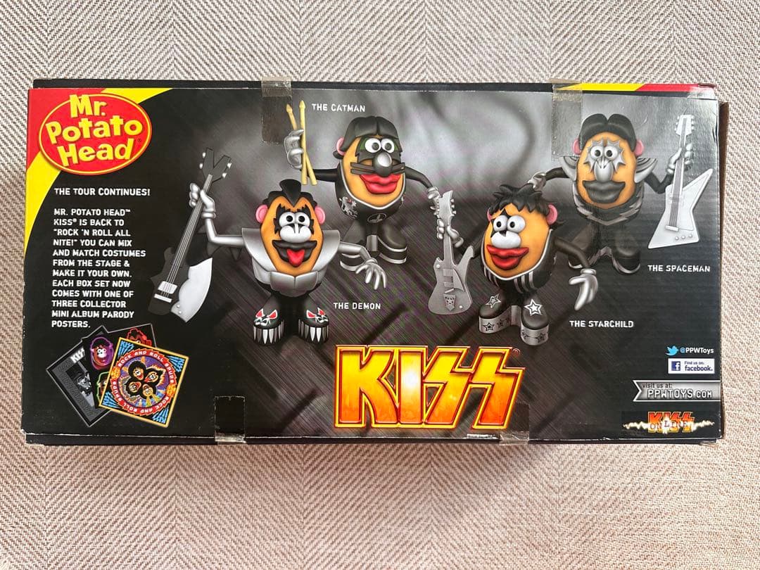 短期値引Mr Potato Headポテトヘッドフィギュア4体セットKISSレア