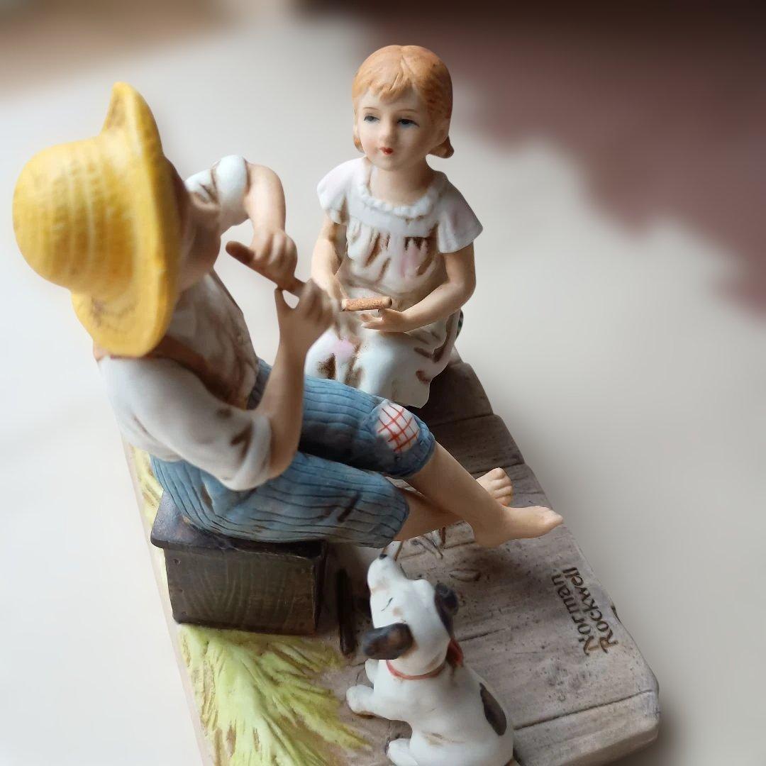 ノーマン ロックウェル the music master 1920 少年と女の子