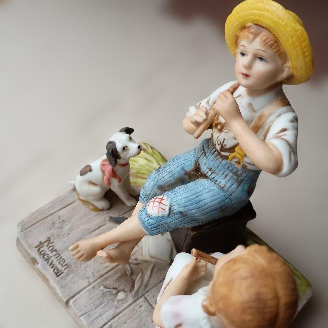 ノーマン ロックウェル the music master 1920 少年と女の子