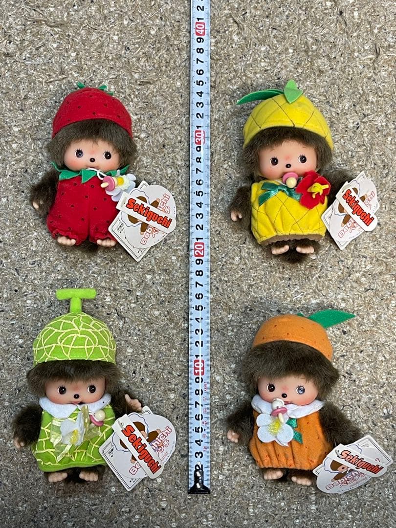 モンチッチ レア フルーツデザイン4体セット