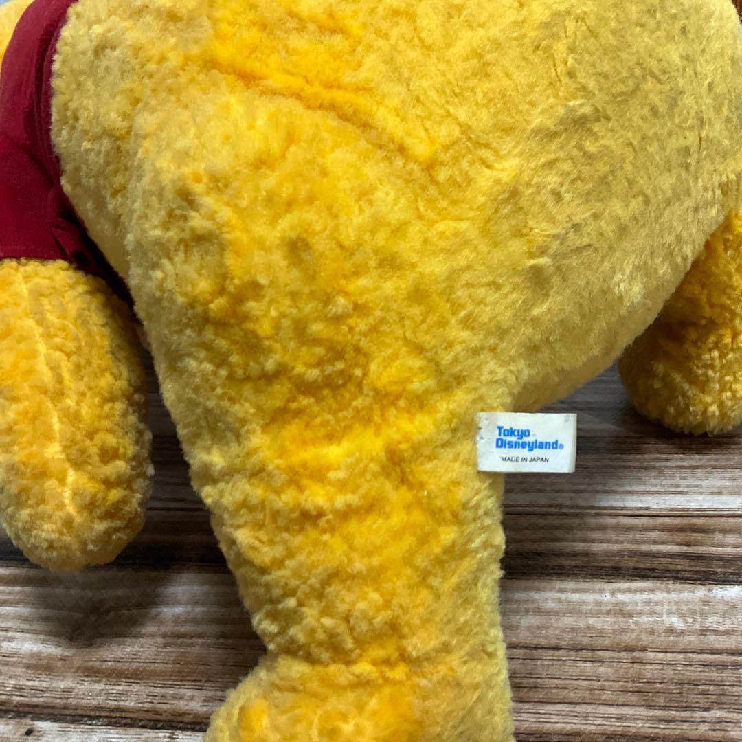 東京ディズニーランド プーさん ぬいぐるみ 日本製 大型 ヴィンテージ