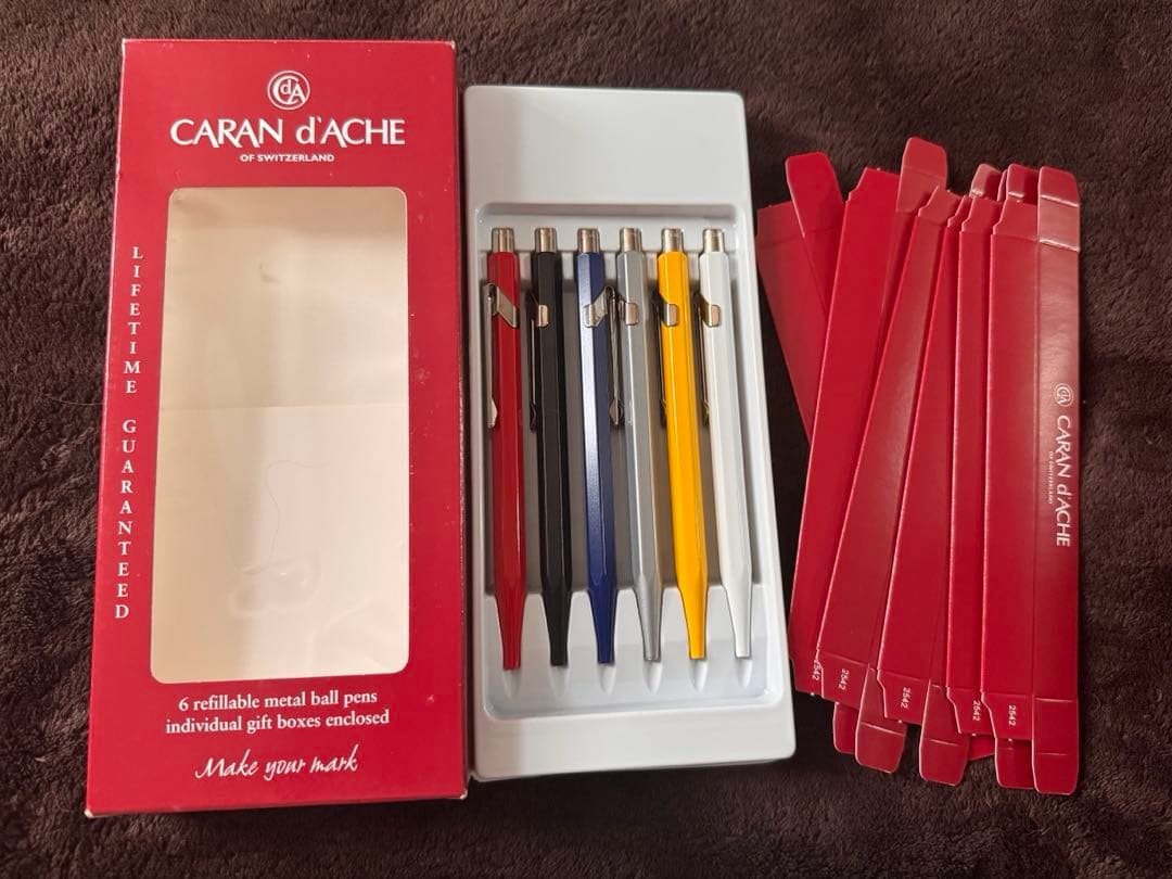 CARAN d'ACHE 849 ボールペン カランダッシュ 6本セット