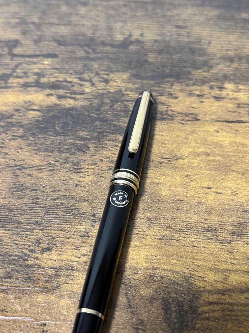 筆記確認&洗浄済　西ドイツ製　モンブラン　14k 万年筆　中細字