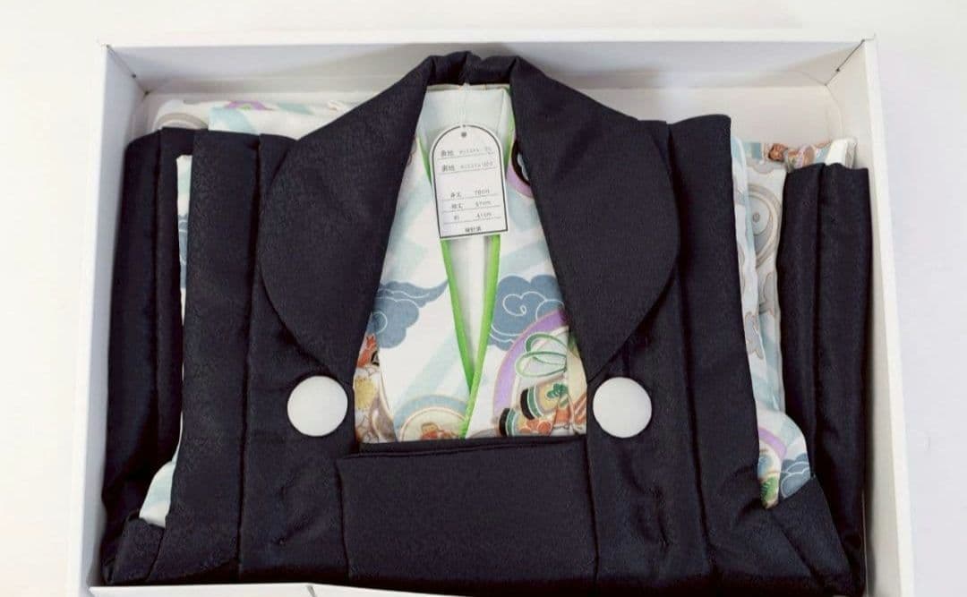 新品七五三○被布○男の子○753○着物○草履○男児被布セット○足袋6点◯超目玉