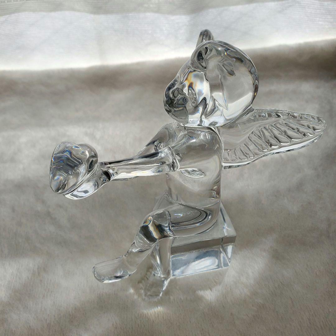 Baccarat バカラ　エンジェル ハート　天使　クリスタル　置物 インテリア