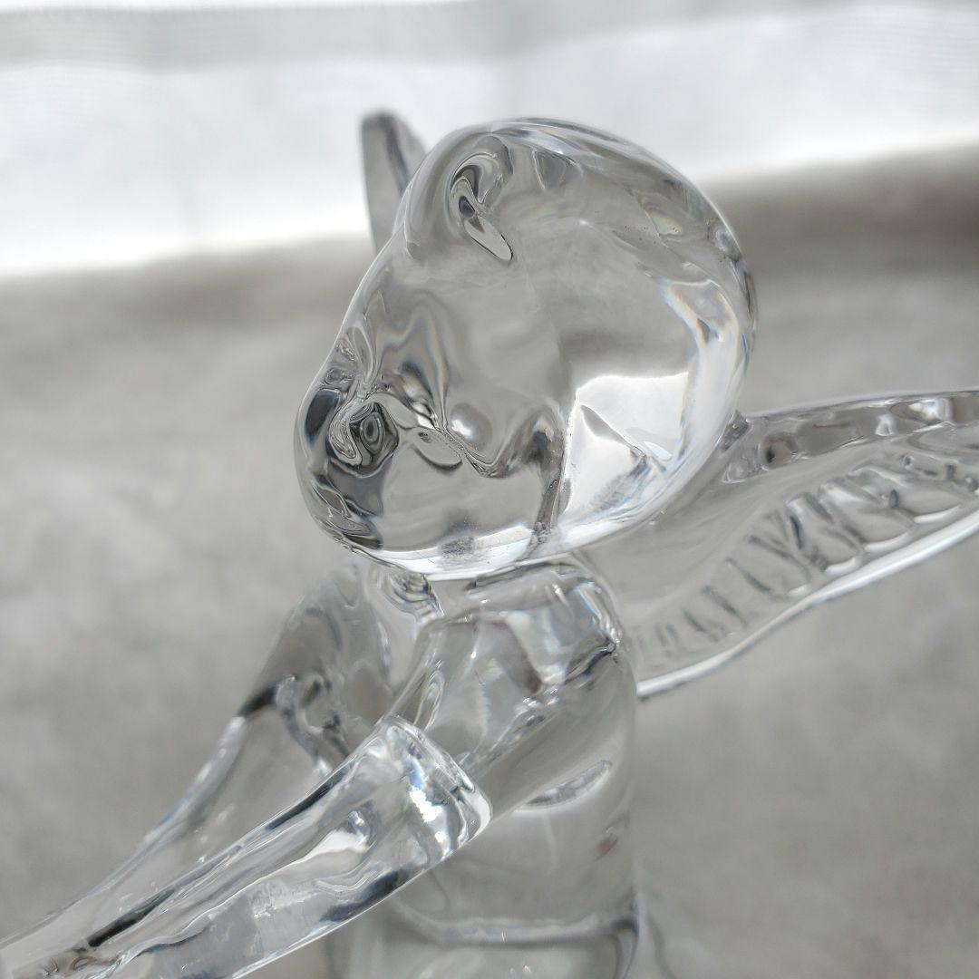 Baccarat バカラ　エンジェル ハート　天使　クリスタル　置物 インテリア