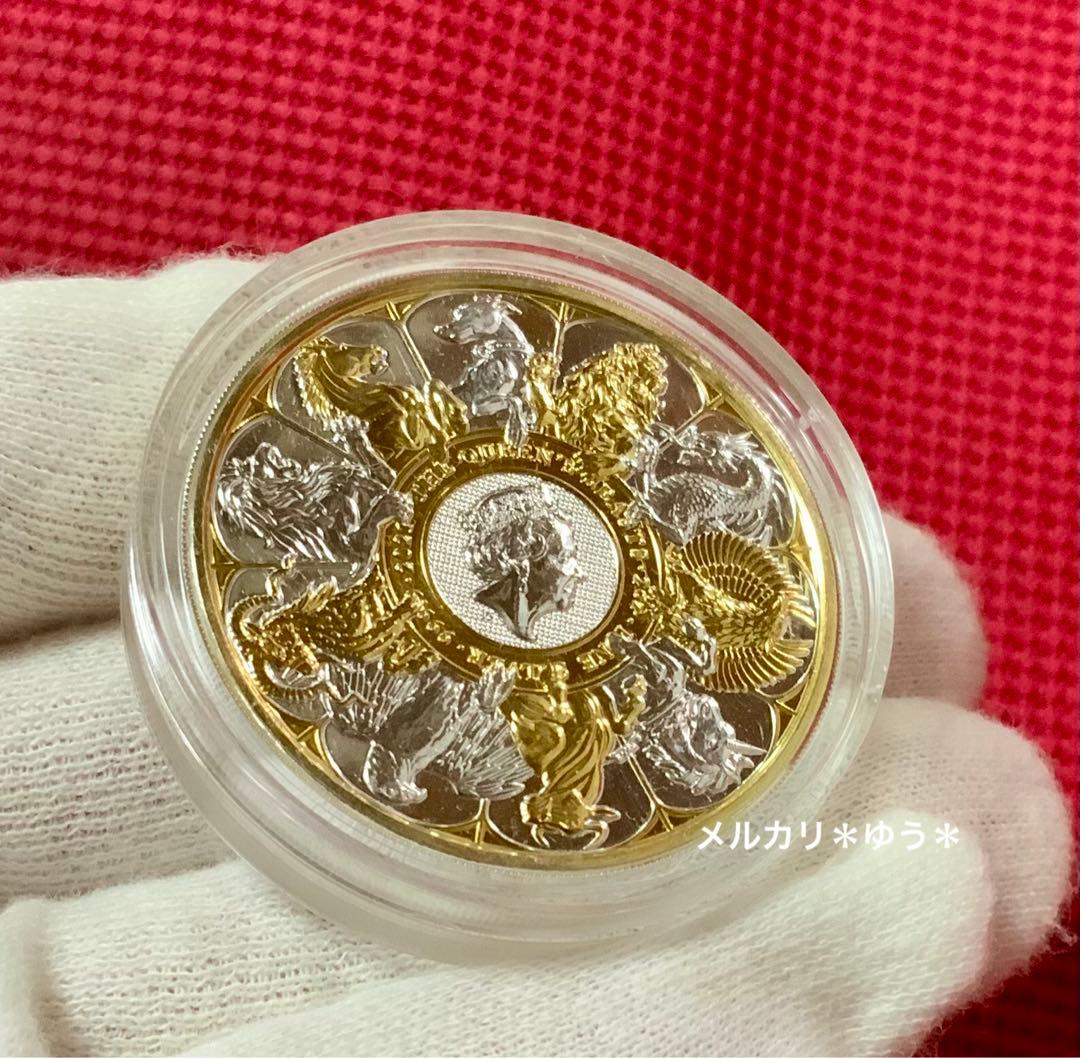 【限定100枚】2021年　クイーンズビースト　コンプリーター　純銀　2オンス