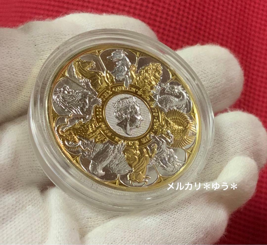 【限定100枚】2021年　クイーンズビースト　コンプリーター　純銀　2オンス