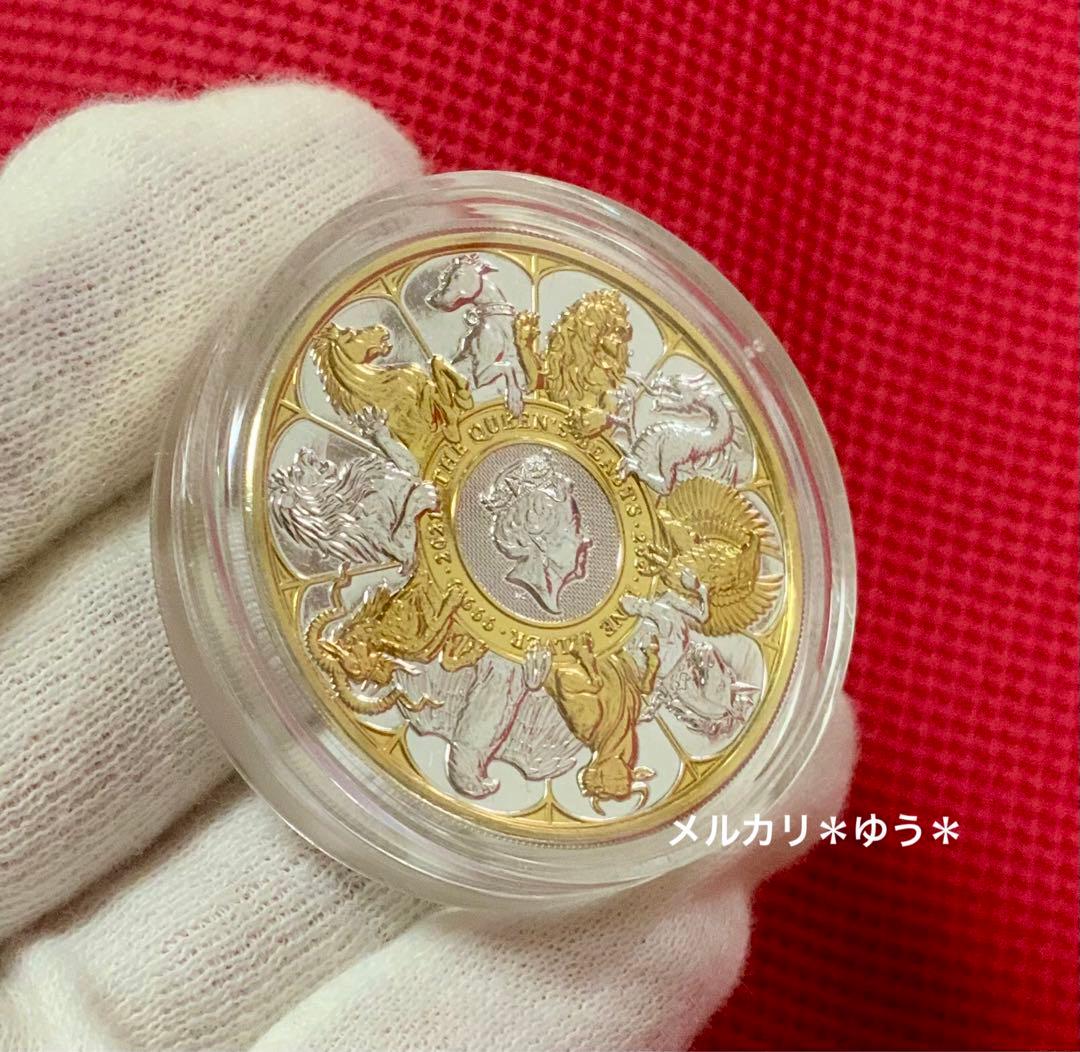 【限定100枚】2021年　クイーンズビースト　コンプリーター　純銀　2オンス
