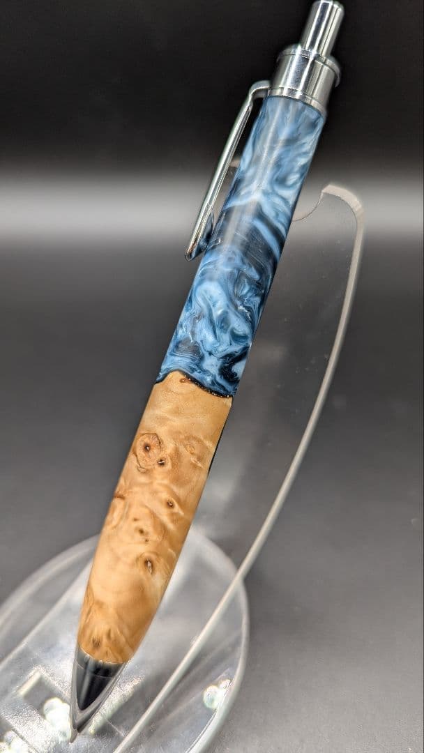 254ペン工房翌檜　レジンウッド　ハイブリッドウッド　木軸シャーペン　ボールペン