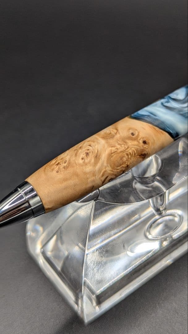 254ペン工房翌檜　レジンウッド　ハイブリッドウッド　木軸シャーペン　ボールペン