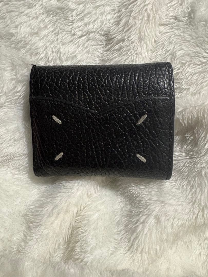 【Maison Margiela/メゾンマルジェラ】三つ折り財布　ブラック