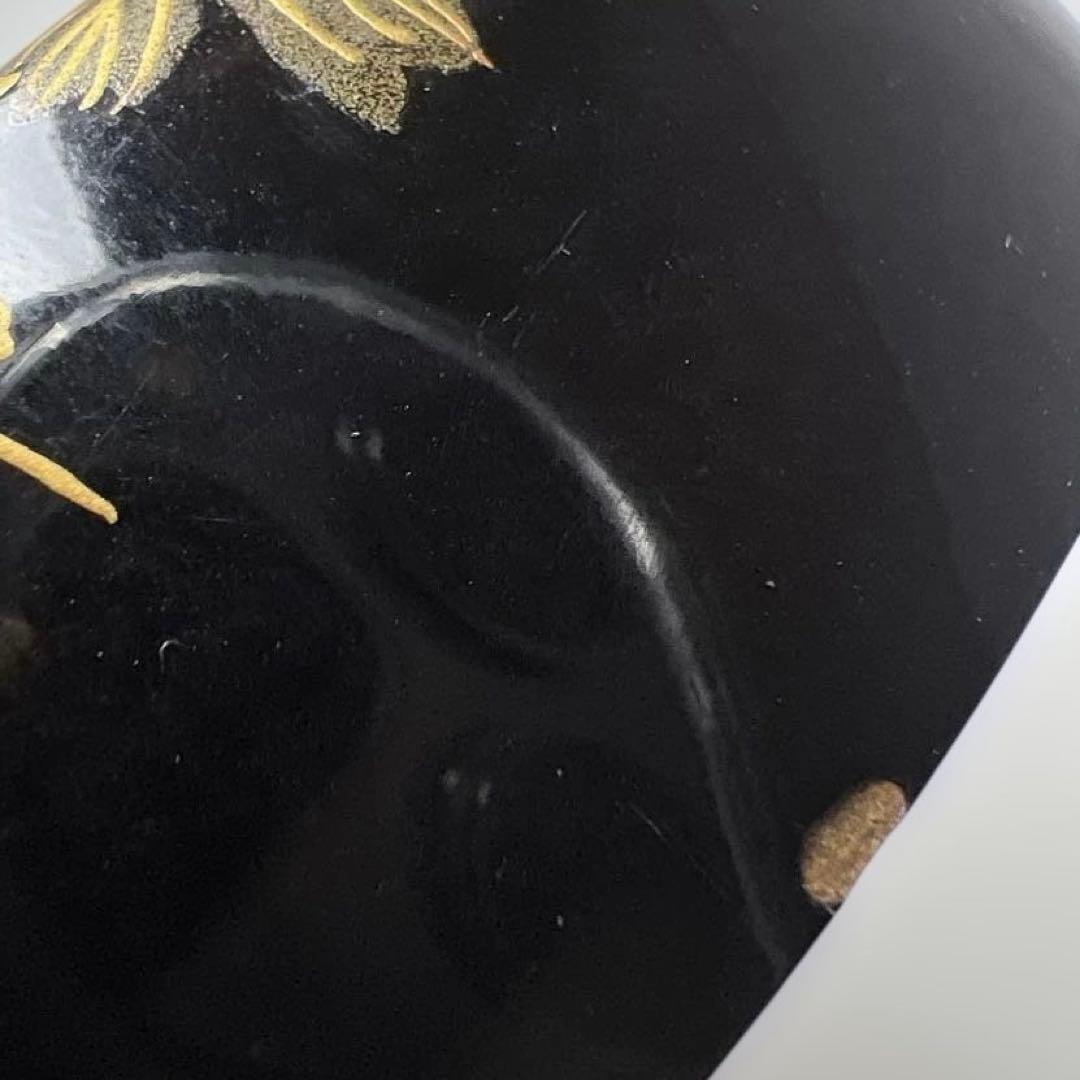 ☆茶3 哲山　四季草花　平棗　共箱　口径8cm 東K8-0125②