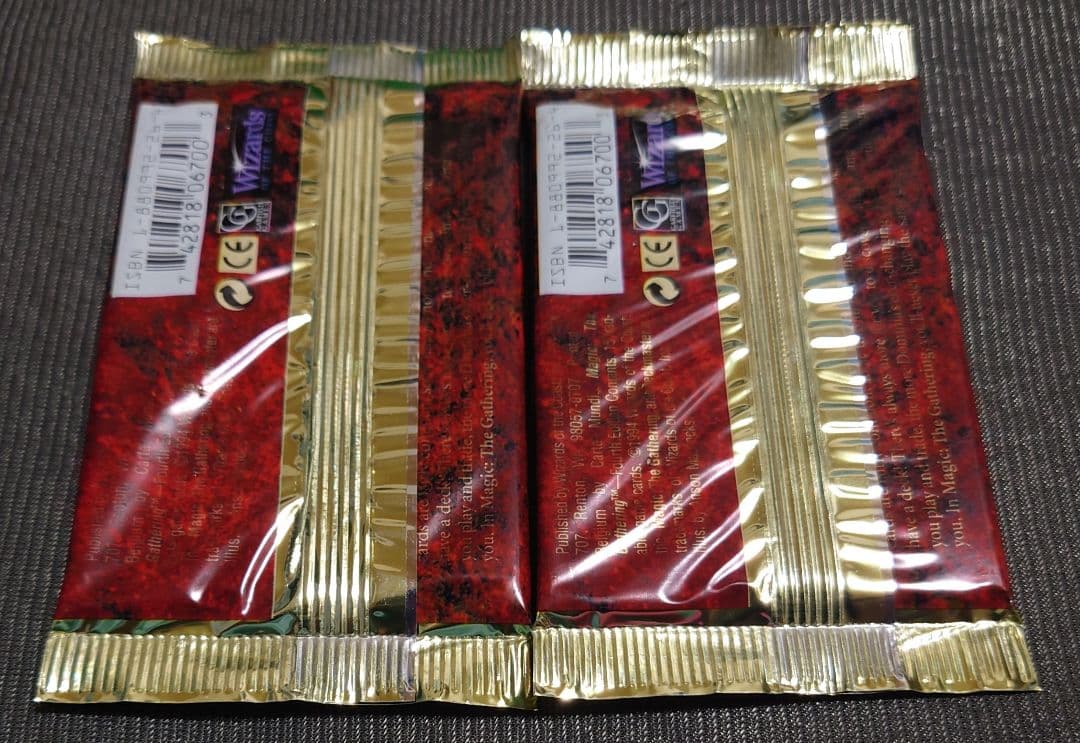 mtg 絶版 ブースターパック 2個セット 基本セット 第4版 4th 4ed