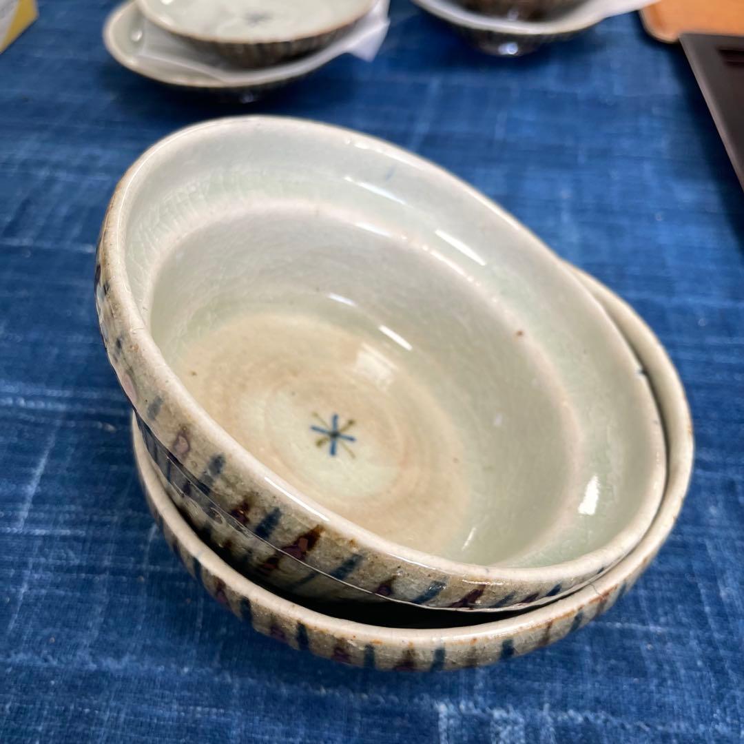 作家もの　陶器 蓋付き茶碗蒸し・煮物碗2客