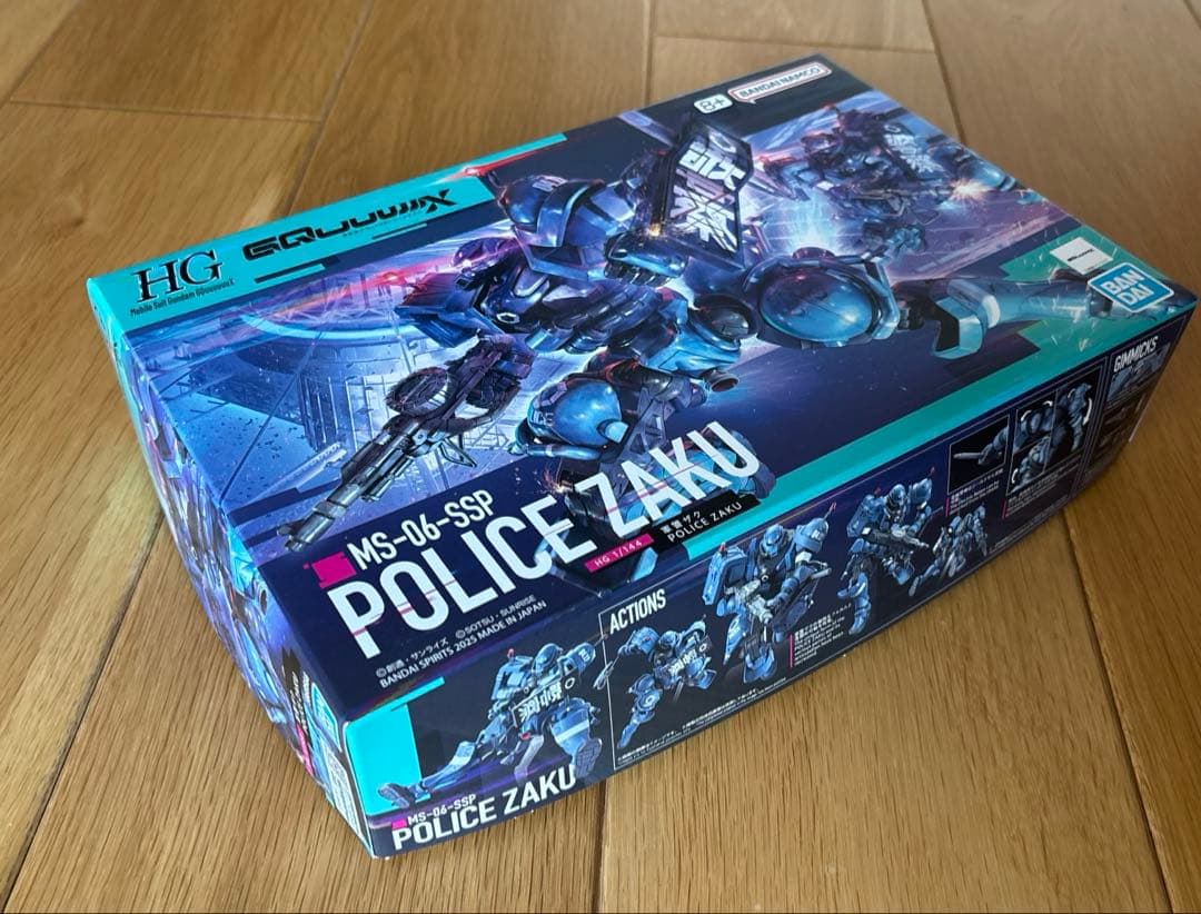 赤いガンダム、ジークアクス、軍警ザクのHG ガンプラ 3点セット