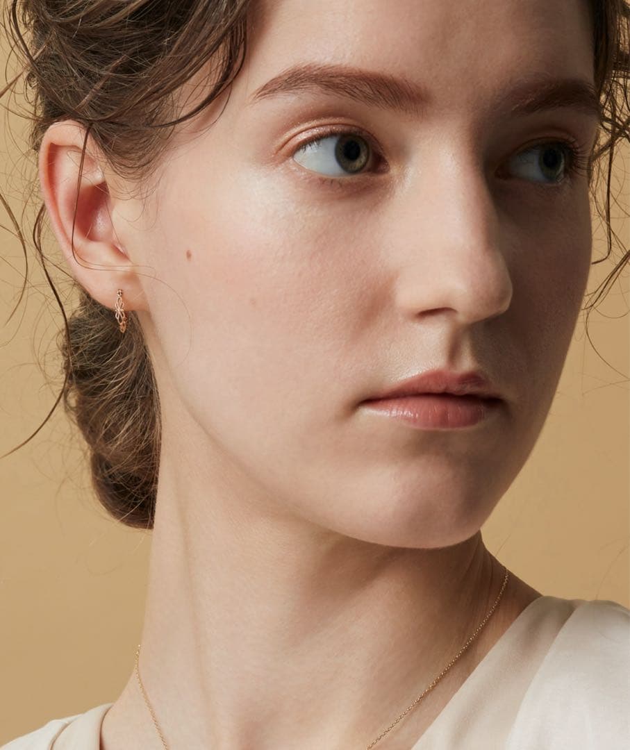 アガット　agate K10 フープピアス