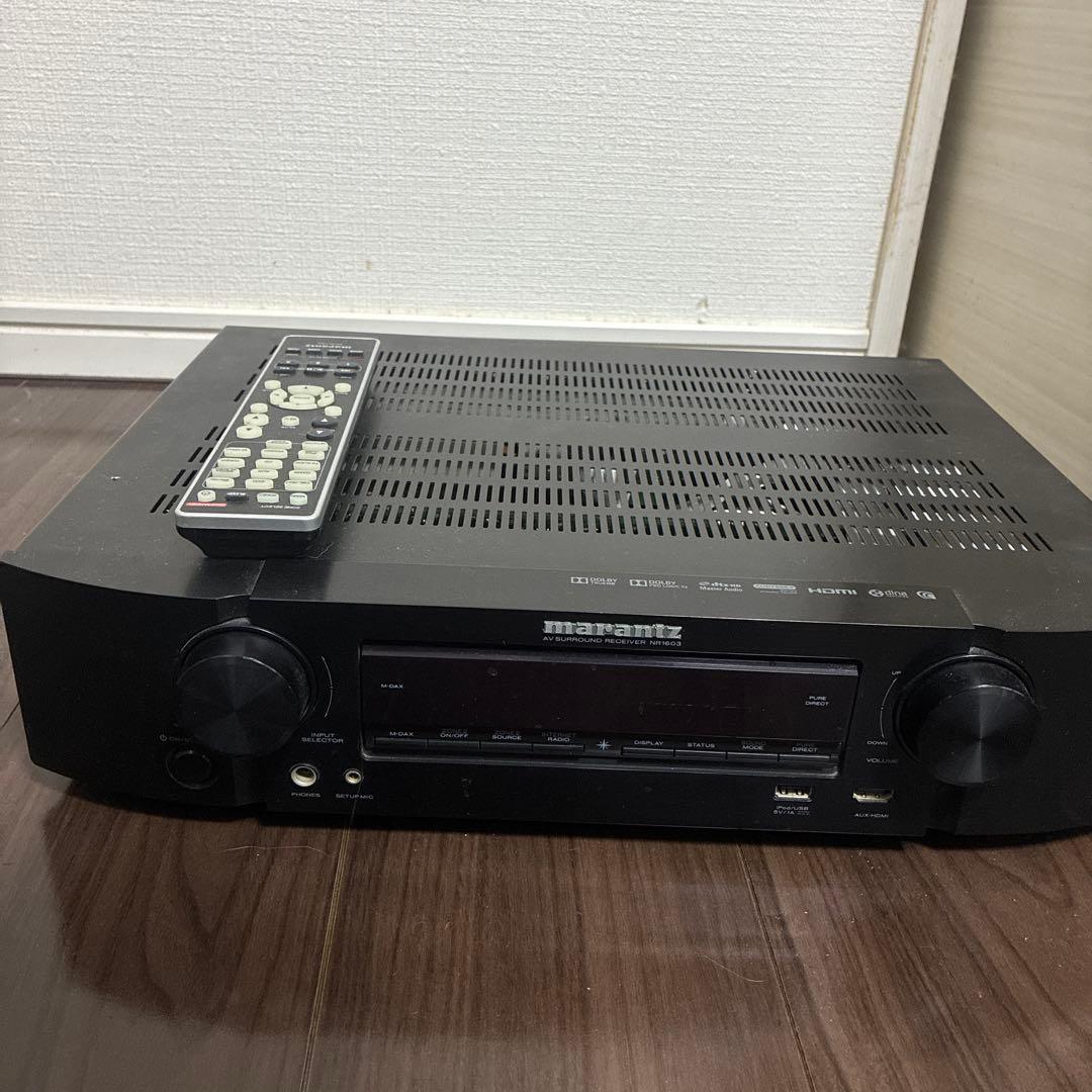 Marantz NR1603 AVアンプ【リモコン/おまけケーブル付】