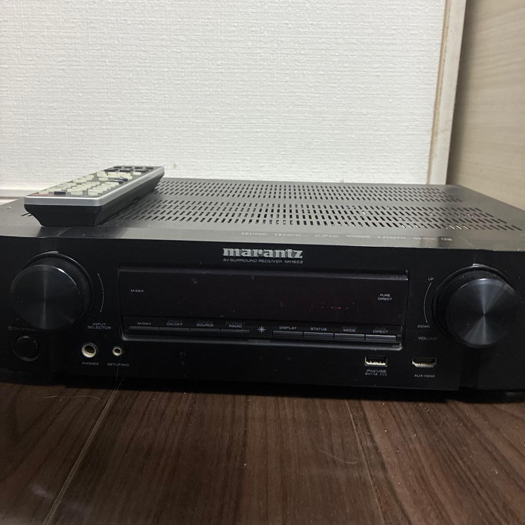 Marantz NR1603 AVアンプ【リモコン/おまけケーブル付】