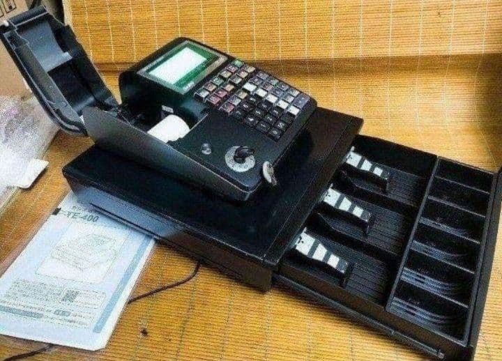 カシオレジスター　TE-400　フル設定無料　美品PC連携売上管理　985000