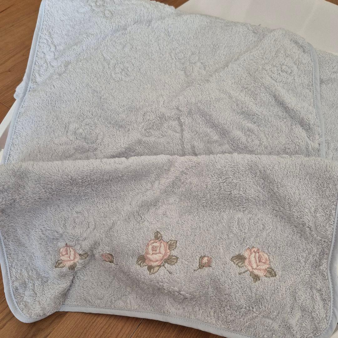 ホットマン タオルセット バスタオル/フェイスタオル 薔薇 Hotman