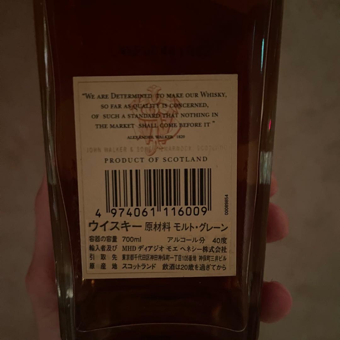 Johnnie Walker 1820 ウイスキー 700ml 40％