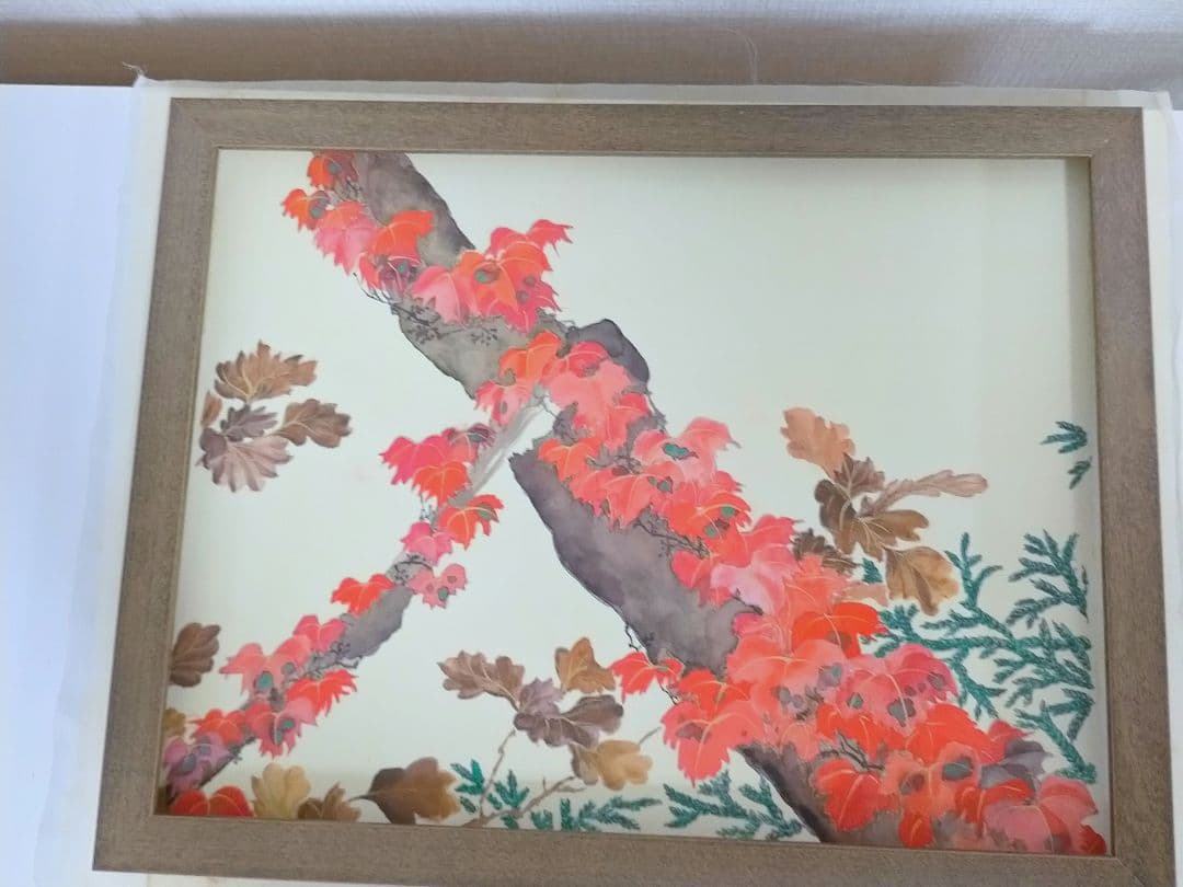 日本画紅葉　中サイズ…